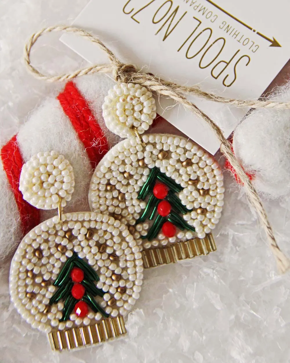 Snow Globe Earrings