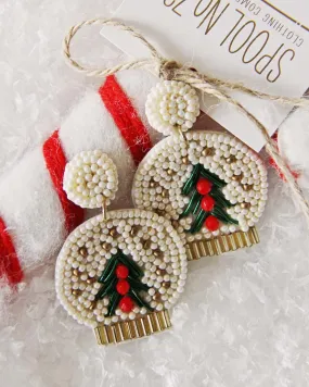 Snow Globe Earrings