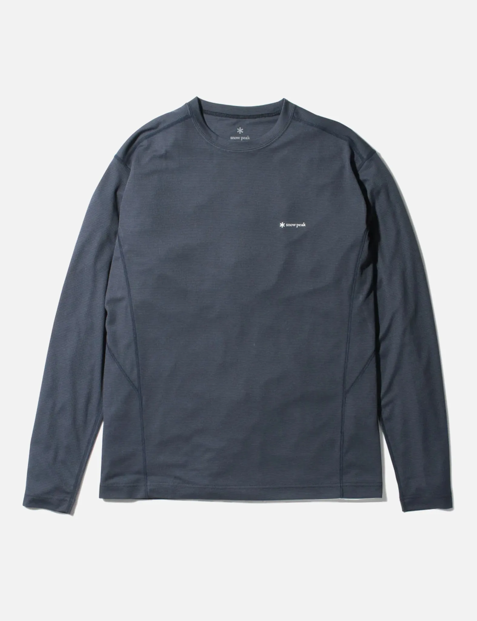 Snow Peak Power Dry Long Sleeve T-Shirt - Midnight Blue