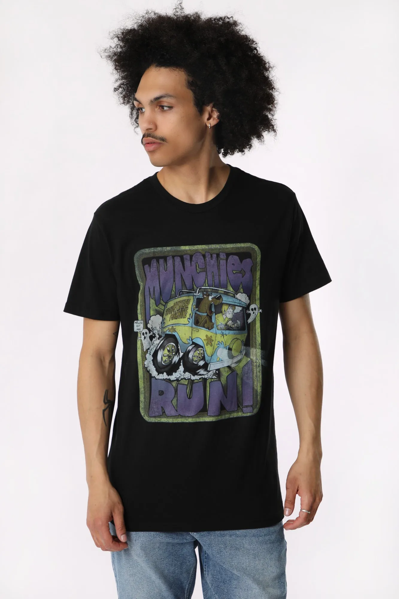 T-Shirt Imprimé Munchies Run Scooby-Doo Homme