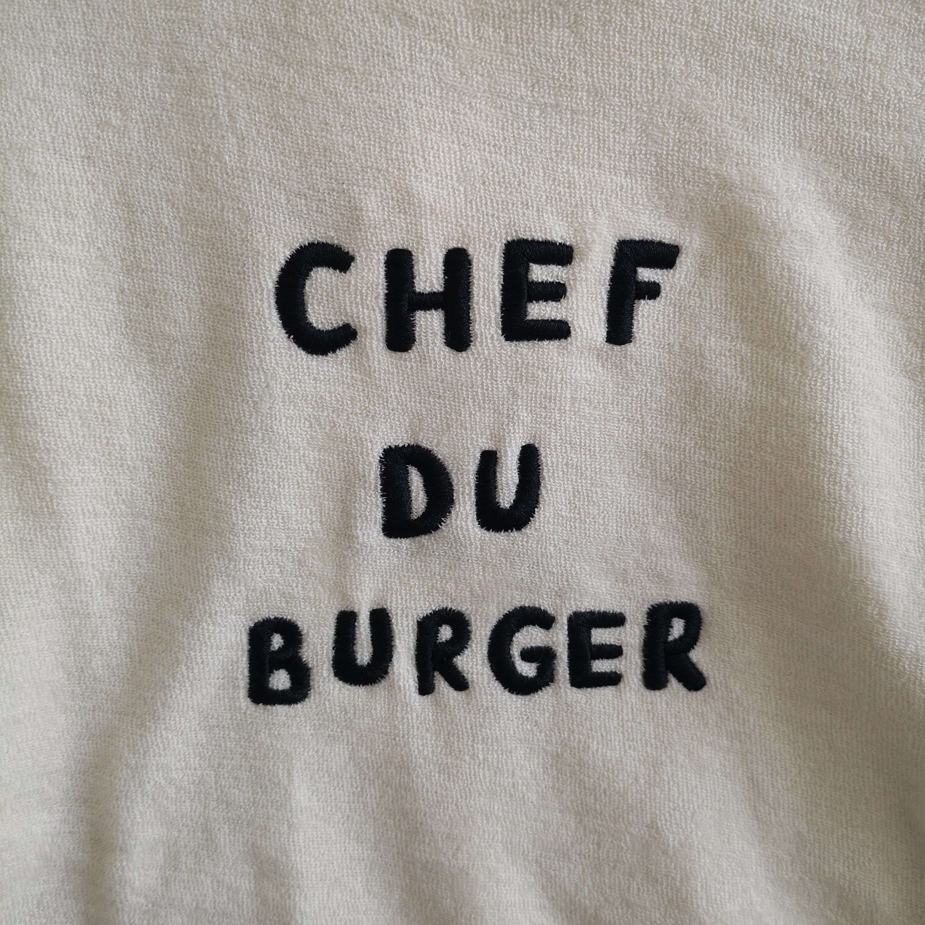 TERRY T-SHIRT CHEF DU BURGER