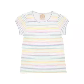 The Beaufort Bonnet Company - Rainbow Rollerskate Stripe Penny's Play Shirt