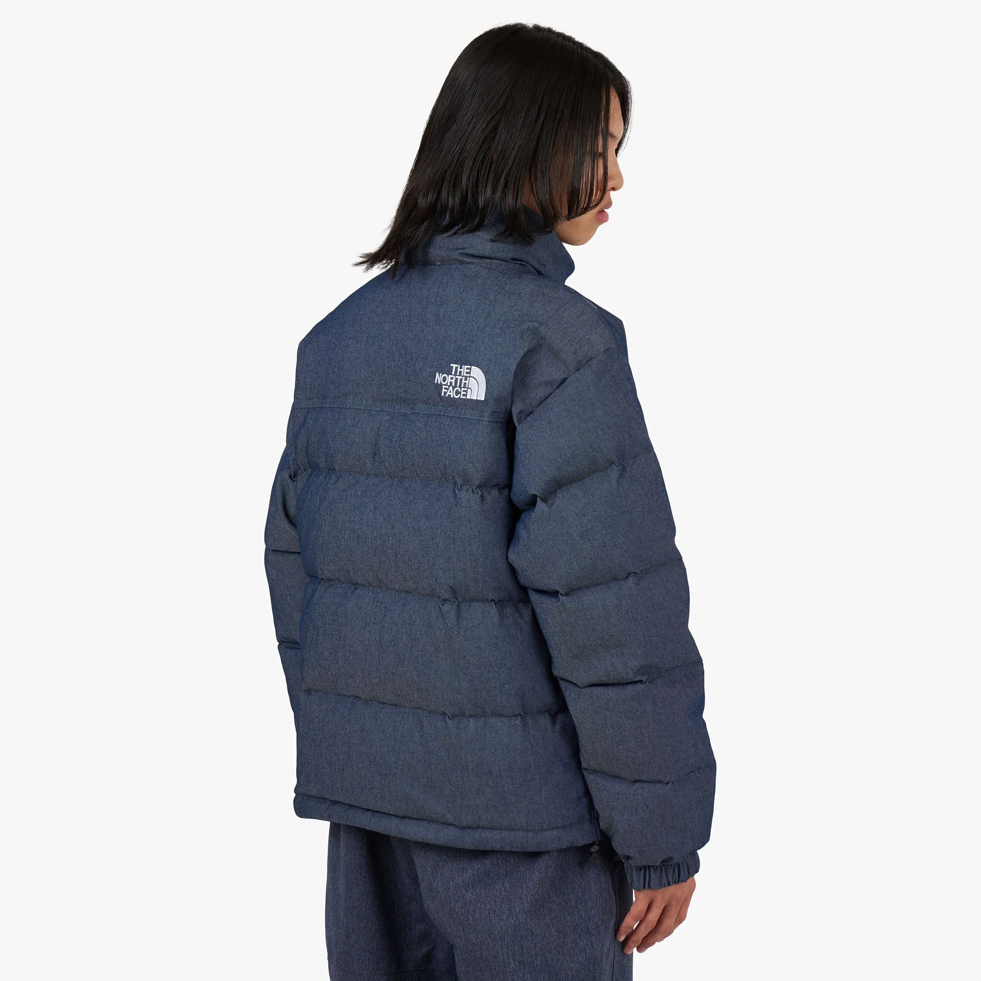 The North Face 92 Reversible Nuptse Jacket / Denim Blue