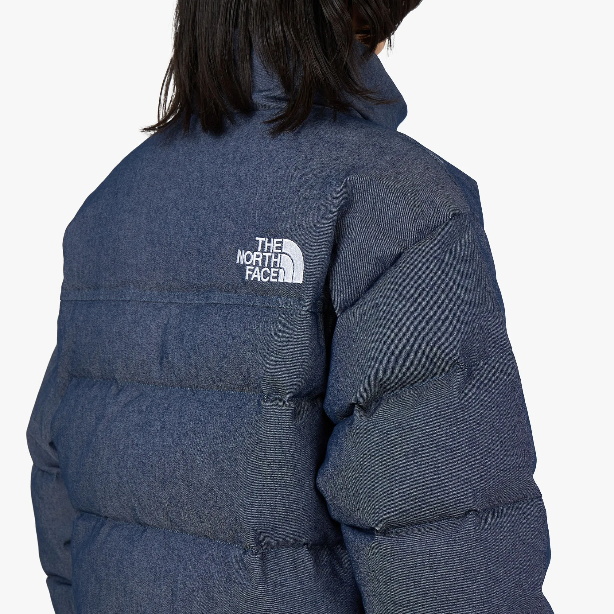 The North Face 92 Reversible Nuptse Jacket / Denim Blue