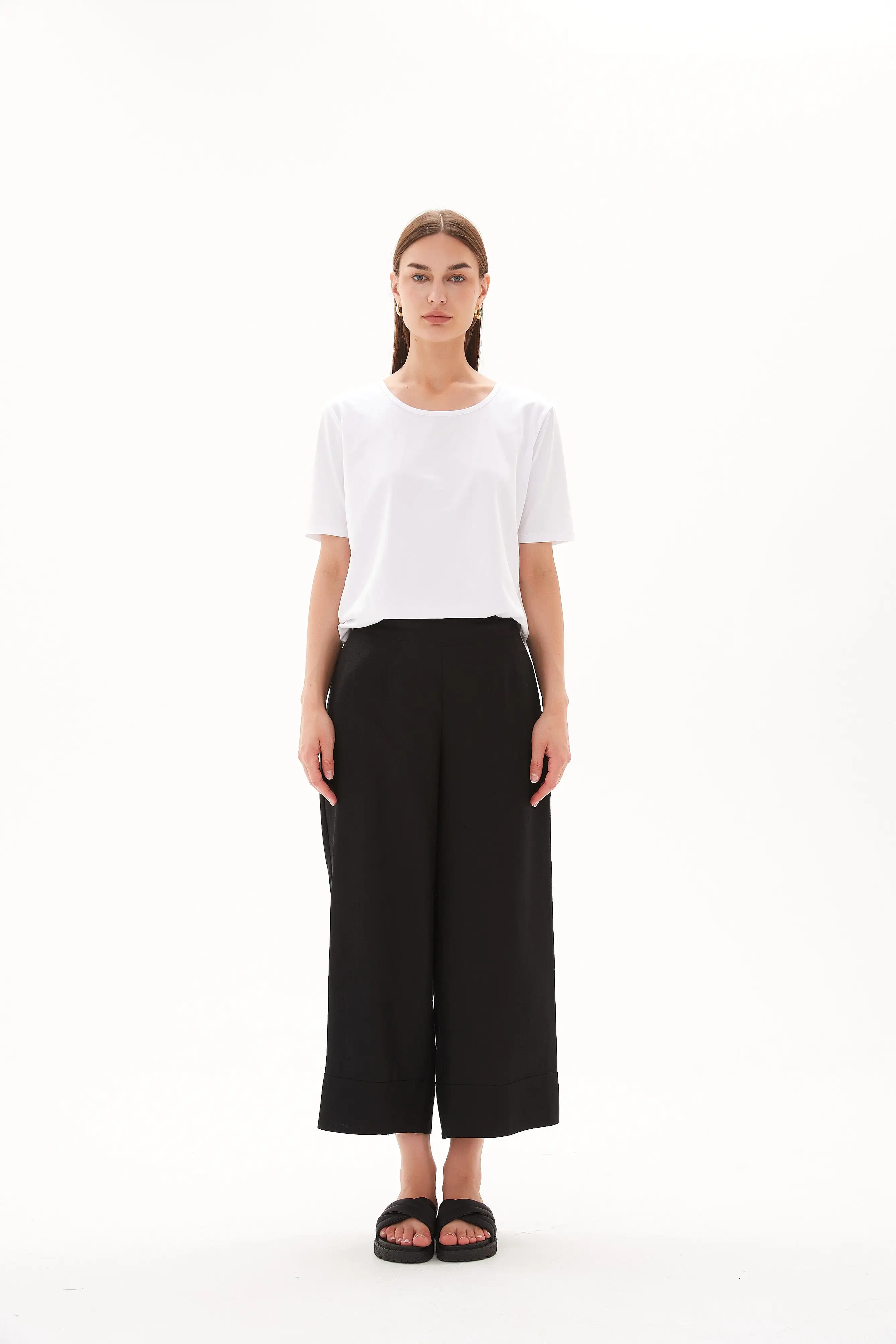 Tirelli - Classic Linen Pant - Black