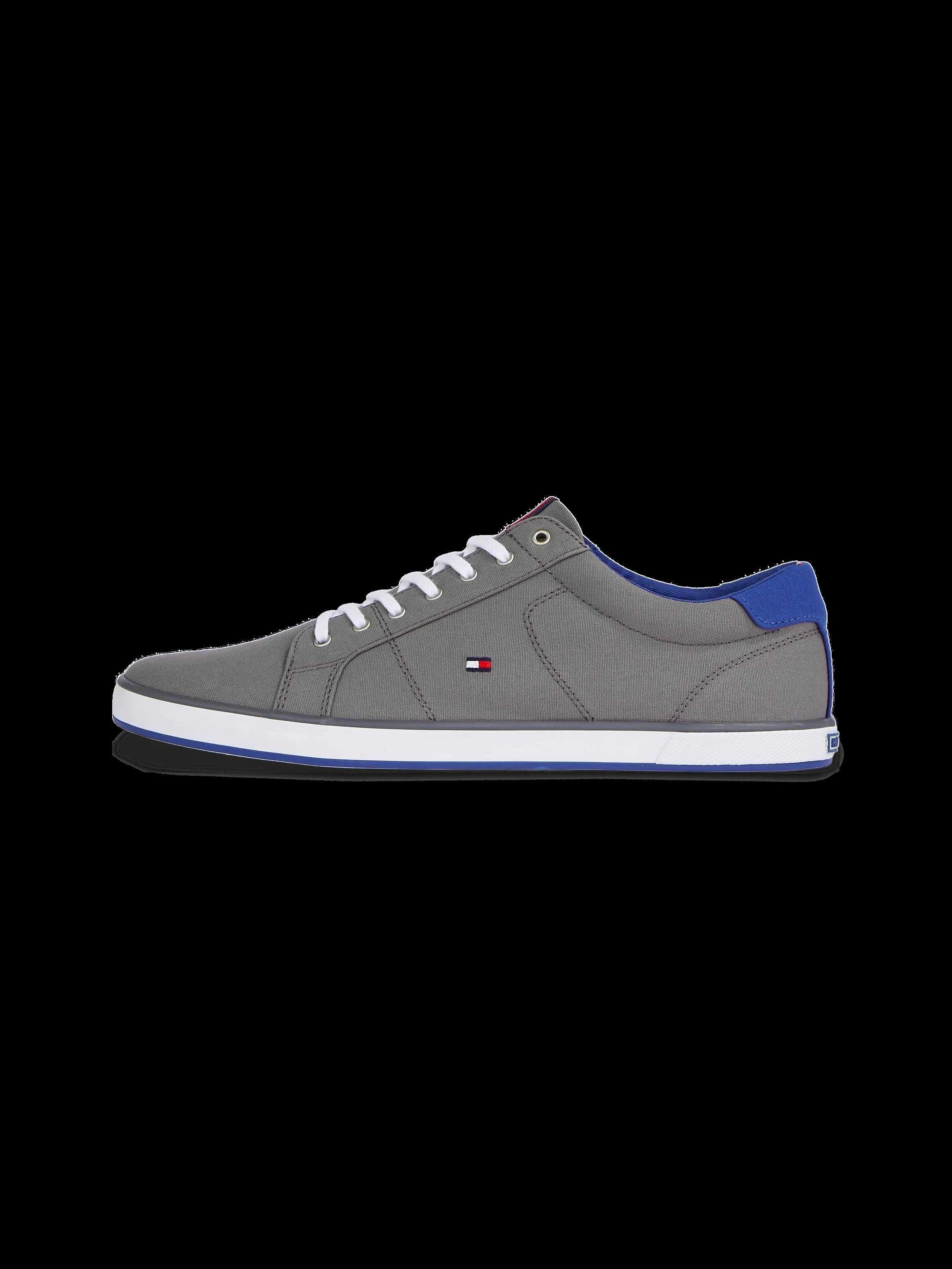 Tommy Hilfiger Steel Grey Canvas Sneaker