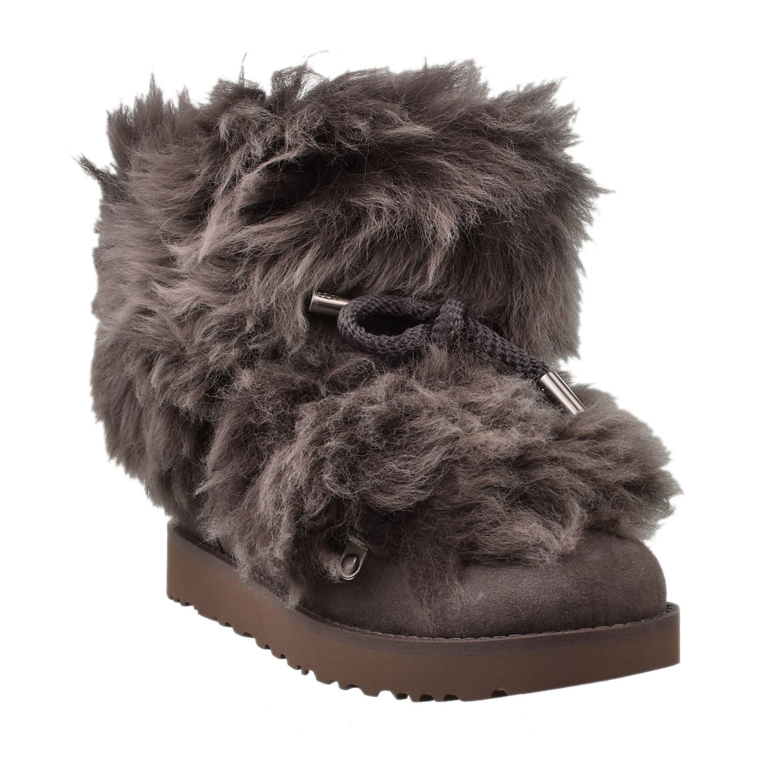 UGG Classic Posh Mini Fur Women's Boots Grey