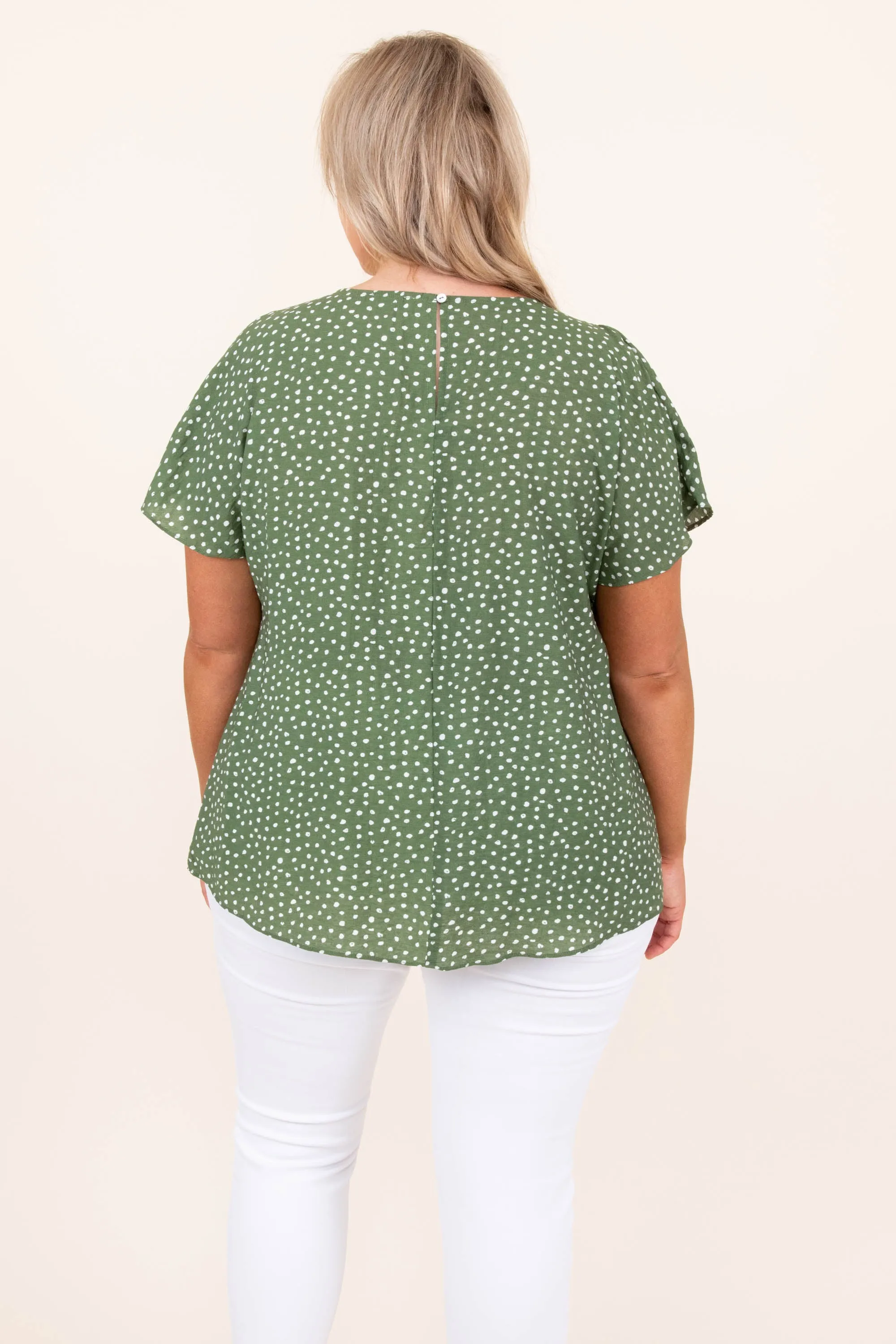 Unspoken Dream Top, Olive