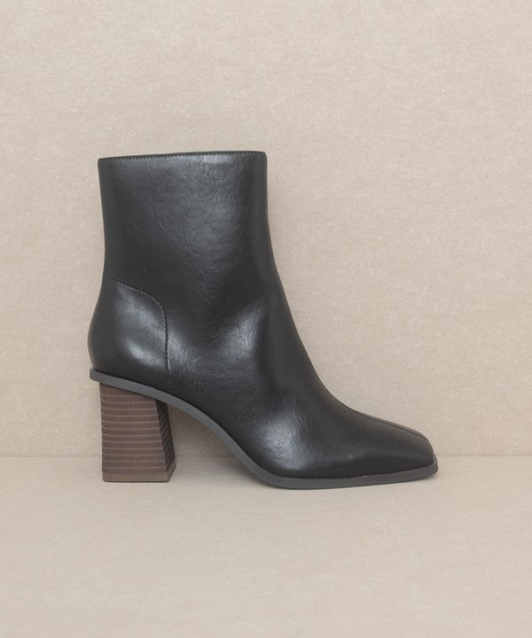 Vera Square Toe Ankle Boots