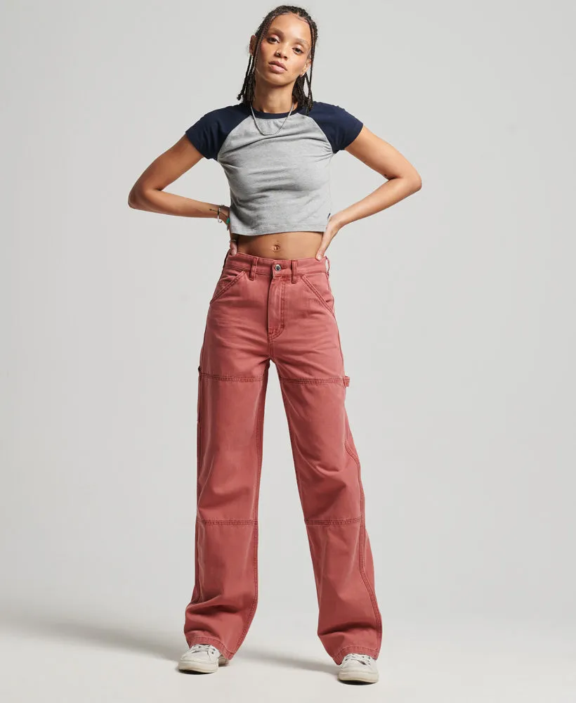 Wide Leg Carpenter Pants | New Port