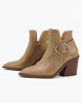 Women's Casual Daily Simple Zipper Ankle Boots