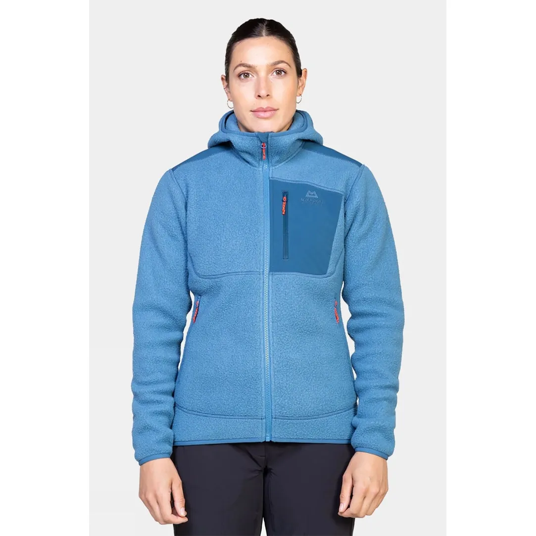 Womens Highpile Hooded Fleece Jacket