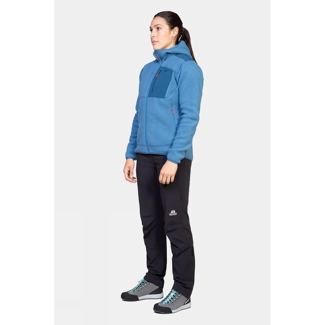 Womens Highpile Hooded Fleece Jacket