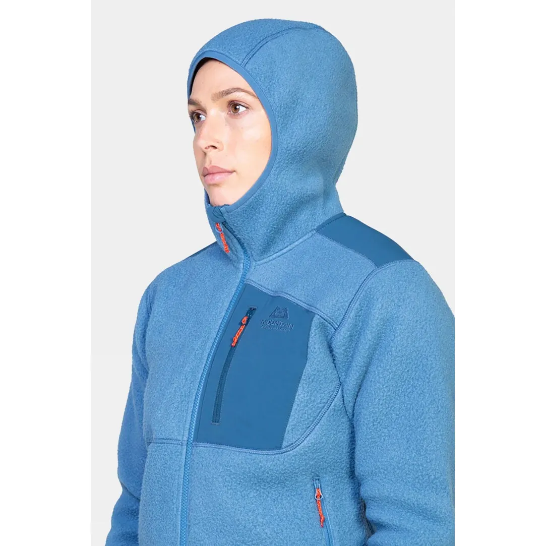 Womens Highpile Hooded Fleece Jacket