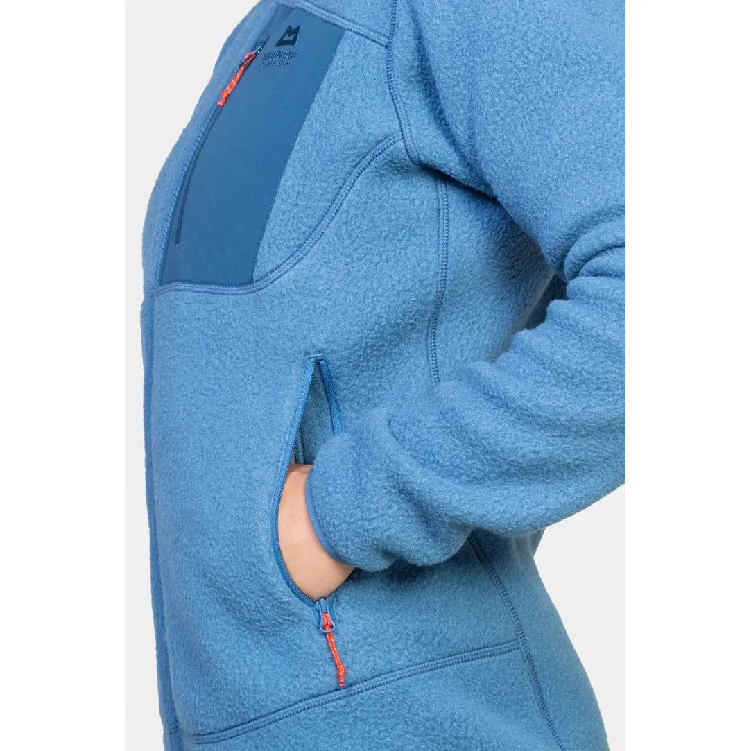 Womens Highpile Hooded Fleece Jacket