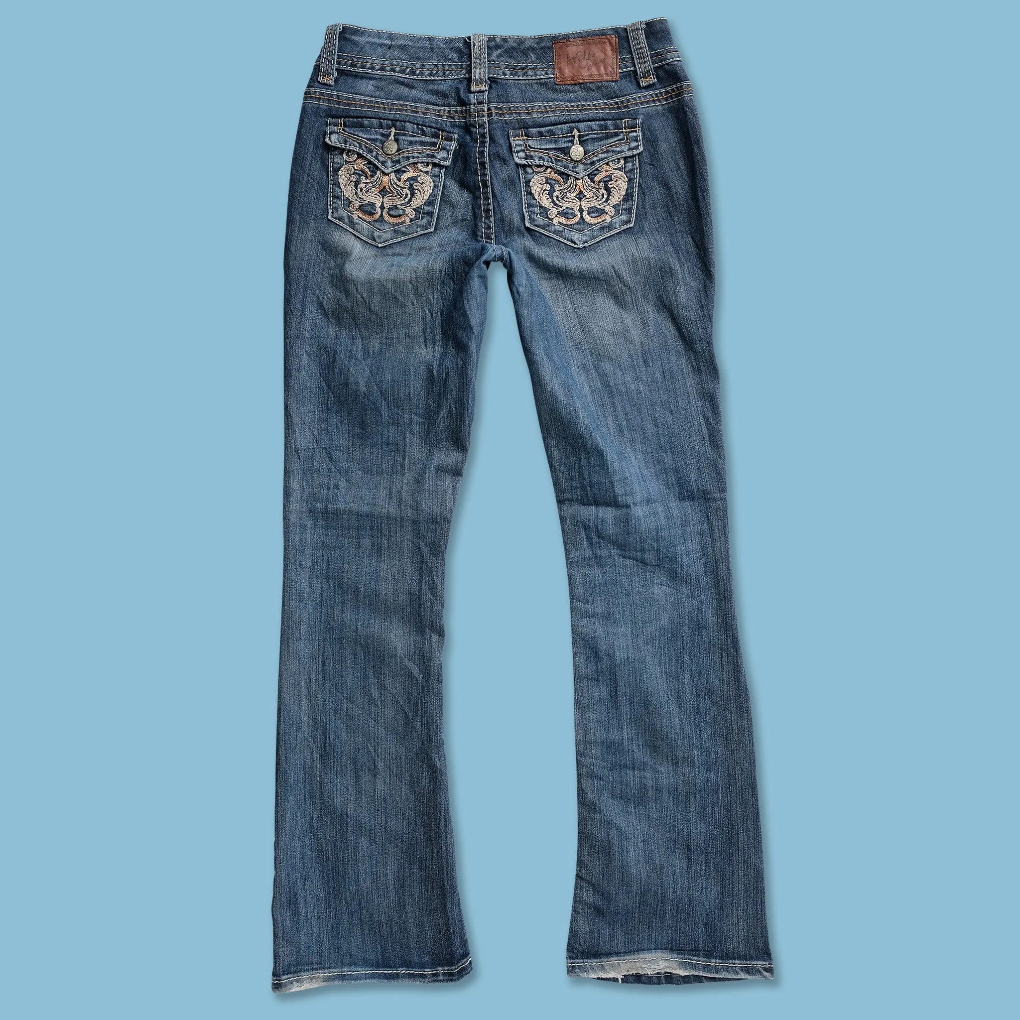 Y2K Bootcut Denim Pants 30x32