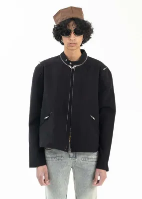 ZIPPER JACKET - BLACK